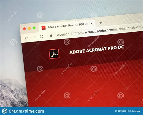 It is one of the programs that cannot be missing in. Adobe Acrobat Pro editorial photography. Image of website ...