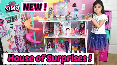 Lol Surprise Omg House Of Surprises New Real Wood Dollhouse Assembly