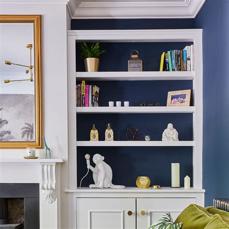 Transform Your Living Room With A Stunning Built In Shelf Next To
