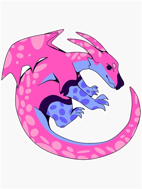 Subtle Omni Pride Dragon Sticker For Sale By Dragon Swamp Redbubble