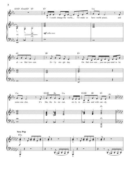 Sexy From Mean Girls The Broadway Musical By Digital Sheet Music