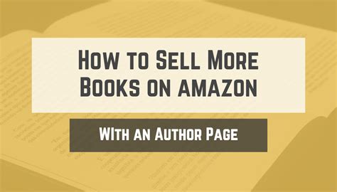 Post to free ebook sites. How to sell more books on Amazon with an Author Page