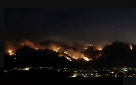 Massive Wildfires Burn Around Arizona Force Evacuations Kyma