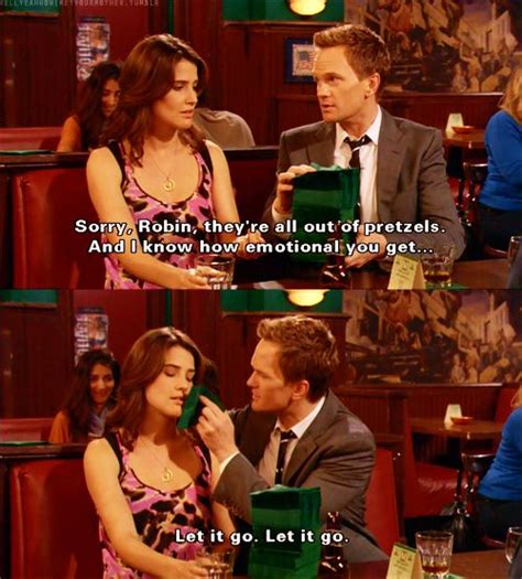 Himym Barney Robin Ted And Tracy Marshall And Lily Barney And Robin Television Quotes How