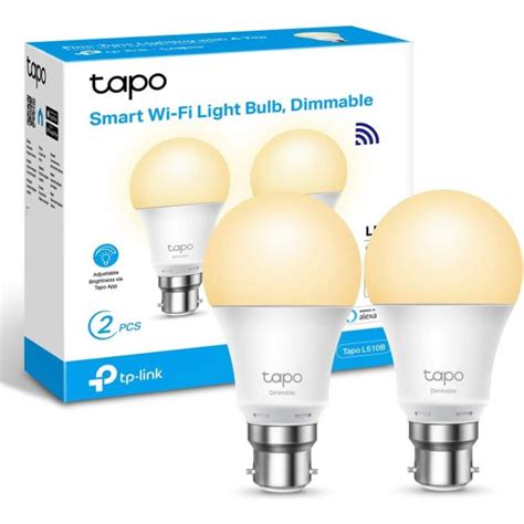 Tp Link Tapo L510b2 Pack Smart Wi Fi Light Bulb Dimmable B22 87 W