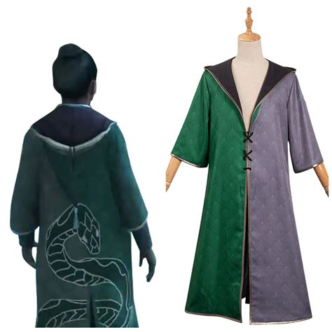 Hogwarts Legacy Slytherin Cosplay Costume Robe Outfits Halloween Car