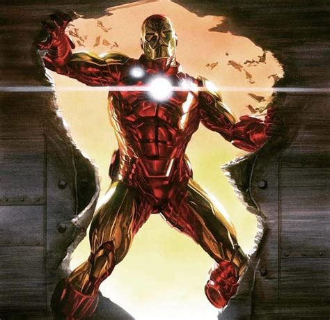 Classic Iron Man By The Incomparable Alex Ross He Paints My Favorite