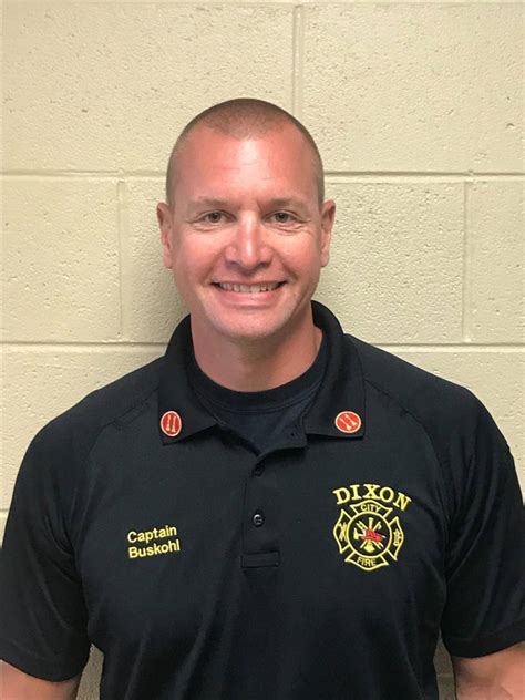 Fire Captain Ryan Buskohl Named Next Dixon Fire Chief City Of Dixon