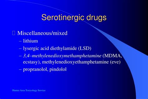 Ppt The Serotonin Syndrome Powerpoint Presentation Free Download