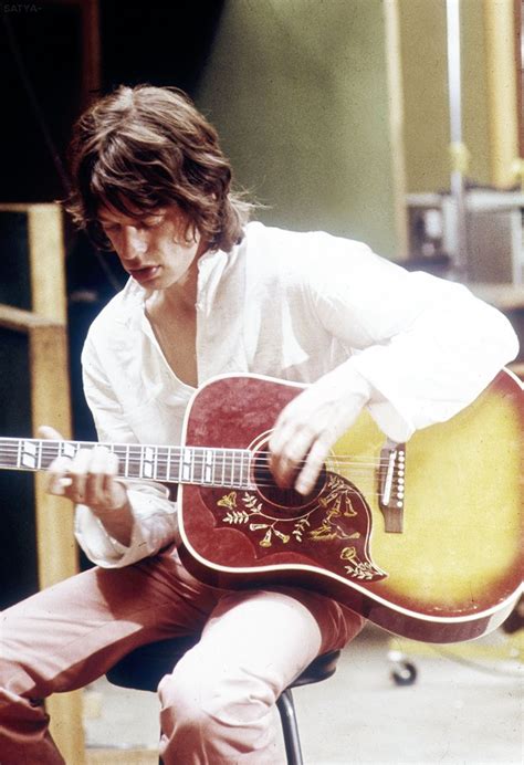 Mick Jagger Love Seeing Him Play Guitar Mick Jagger Rolling Stones The