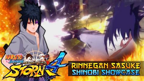 Rinnegan Sasuke Gameplay Naruto Shippuden Ultimate Ninja Storm 4