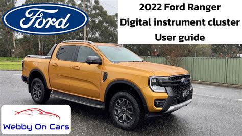 2022 Ford Rangereverest Digital Instrument Cluster User Guide