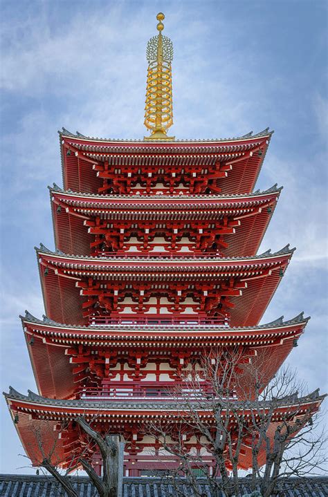 Five Story Pagoda Tokyo Japan Photograph By Joan Carroll Pixels