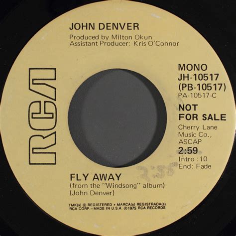 John Denver - Fly Away (1975, Vinyl) | Discogs