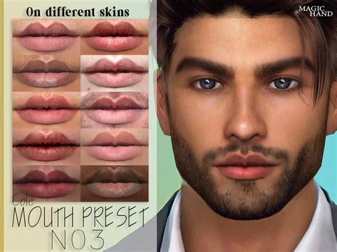 Cole Mouth Preset N03 By Magichand From Tsr Sims 4 Downloads