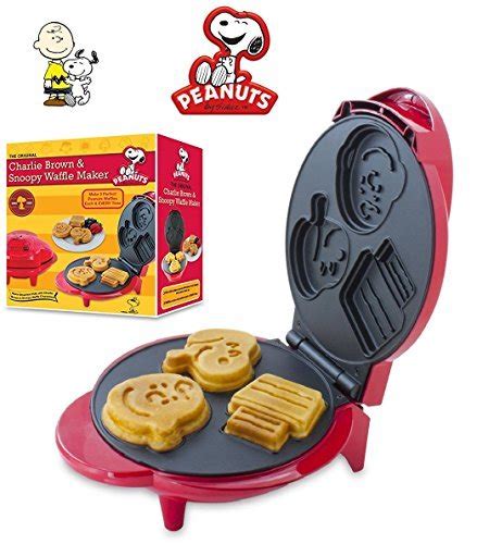 Peanuts Snoopy And Charlie Brown Character Waffle Maker