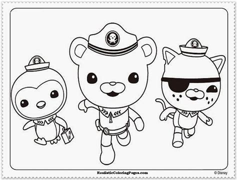 Octonauts Octopod Coloring Pages At Free Printable