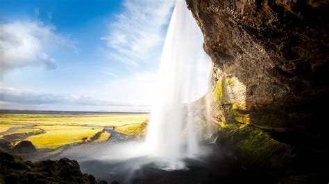Waterfalls Iceland Waterfall Landscape Nature Hd Wallpaper