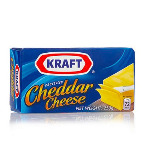 Kraft Cheddar Cheese 250g From Supermartae