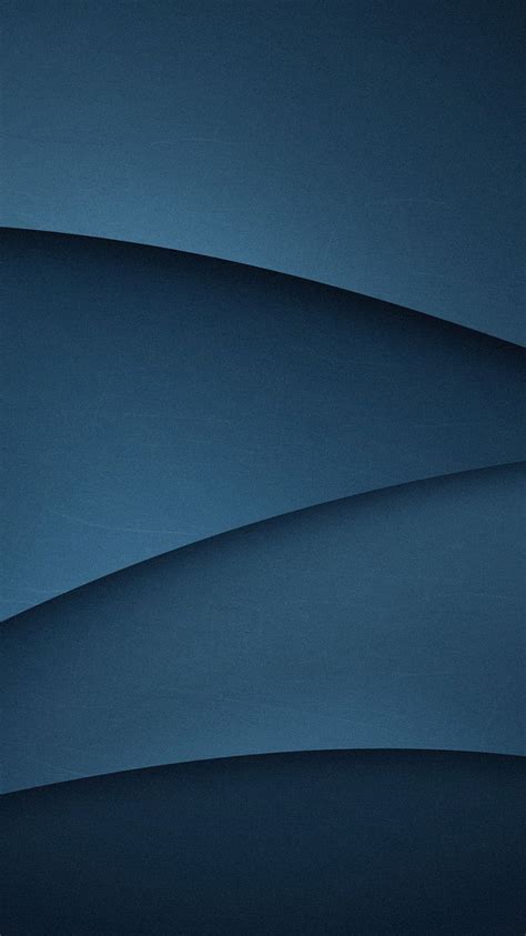 Dark Blue Gradient Abstract Wave Flow Minimalist Iphone Abstract