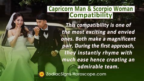 Capricorn Man And Scorpio Woman Compatibility In Love And Intimacy Zodiacsigns