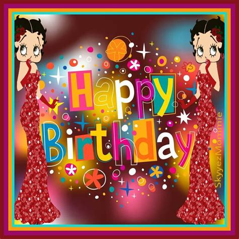 Betty Boop Happy Birthday Red Happy Birthday Betty Boop Betty Boop Birthday Betty Boop