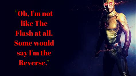 Reverse Flash Wallpaper With Quote Hd Wallpaper