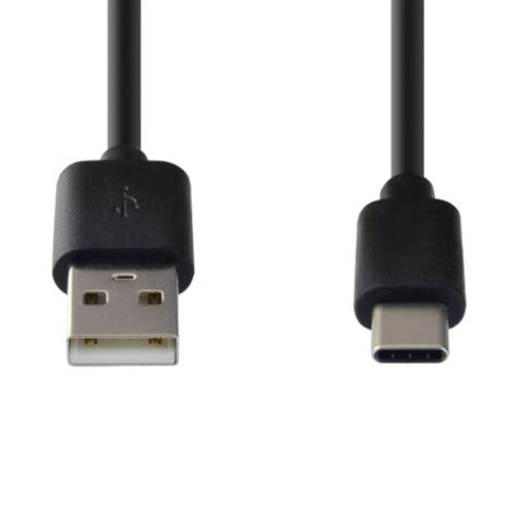 USB A Naar USB C Kabel USB 2 0 Basic 3 Meter Zwart