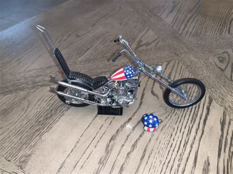 Franklin Mint Harley Davidson Easy Rider Captain American Chopper W