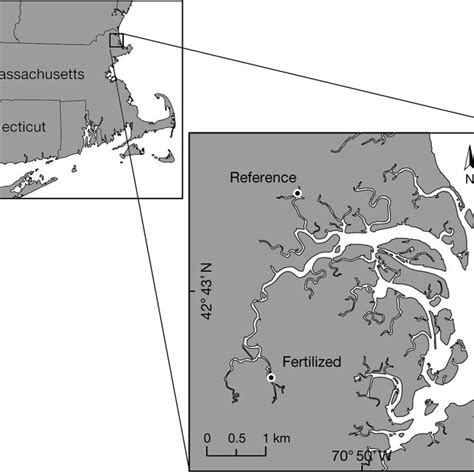 Map Of Southern New England Usa And The Plum Island Estuary Long Term