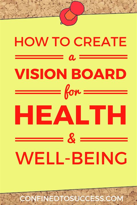 How To Create A Vision Board For Health And Well Being Artofit