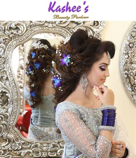 Kashees Beautiful Bridal Hairstyle And Makeup Beauty Parlour Beautiful