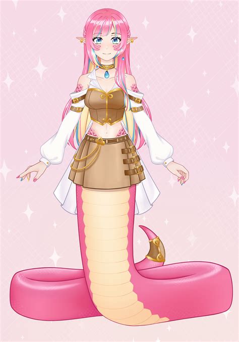 Hi There I M Elyssia Nikos A New Lamia Vtuber I Finally Finished My Model And Couldn T Wait