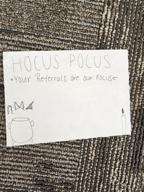 Hocus Pocus Your Referrals Are Our Focus In 2022 Referrals