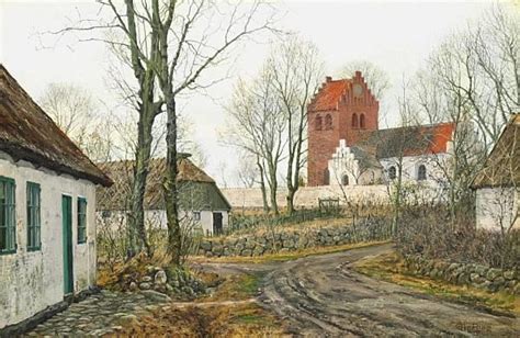 Ole Ring Spring Day In The Village MutualArt