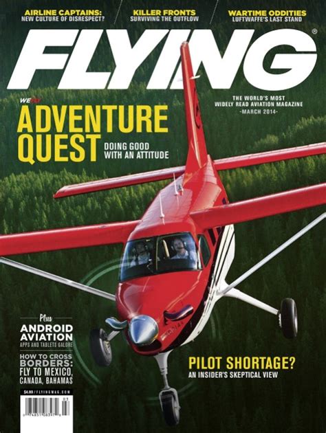kodiak featured in march issue of flying magazinekodiakcare