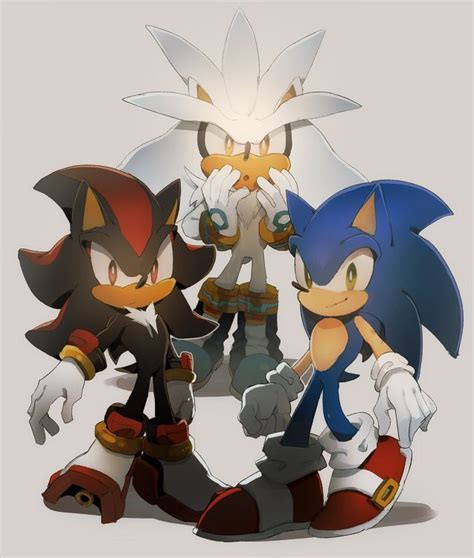 Resultado De Imagen Para Sonic Shadow Y Silver Sonic The Hedgehog