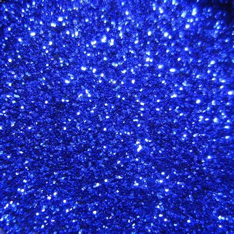 Blue Glitter, Extra-Fine Hex Cut
