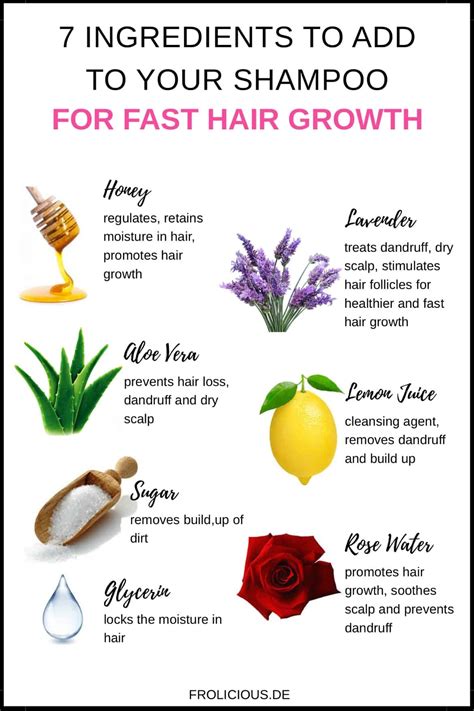 Which is the best oil for hair? 7 Ingredients You Should Add To Your Shampoo For Fast Hair ...
