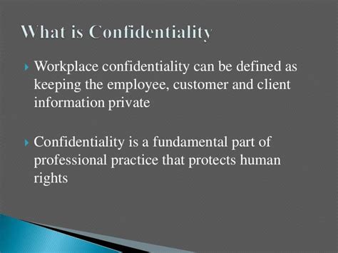 What Is Confidentiality
