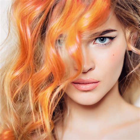Tangerine Temporary Hair Color Colorme Tangerine Wash Out