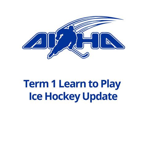 Term 1 Learn To Play Ice Hockey Announcement Aiha