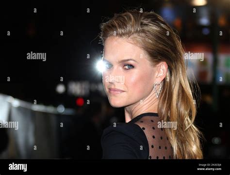 Actress Alice Eve Poses For Photographers Upon Arrival For The Premiere