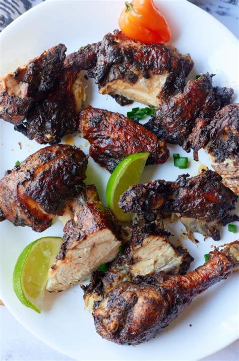 The rice is cooked together with ingredients in an oven. Jamaican Jerk Chicken (Air Fryer, Oven, or Grill) - My Forking Life