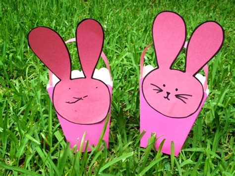 Easy Bunny Easter Basket My Kid Craft