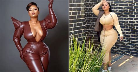 Influencer Cyan Boujee Flaunts Her Curvy Body In Tiny Swimsuit On