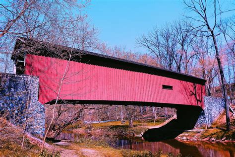 Kurtzs Mill Covered Bridge Photograph By Paul Kercher Fine Art America