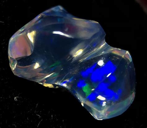 Brilliant Blue Mexican 24ct Crystal Opal Omopalrough Roughopals
