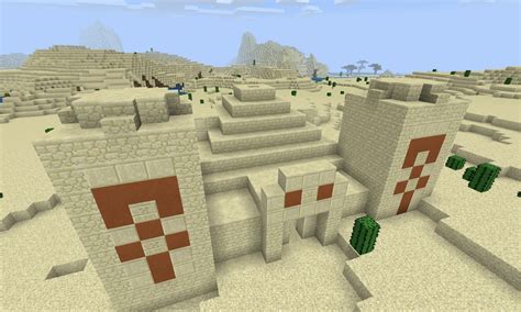 Emerald Temple In The Desert For Pe Minecraft Seed Hq