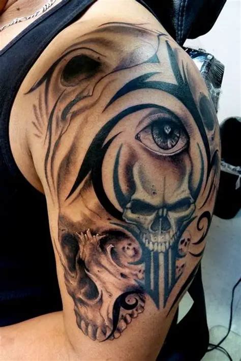 Skull Sleeve Tattoo Ideas